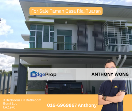 Taman Casa Ria Corner lot Tuaran(Bumi Lot), Sabah, Tuaran