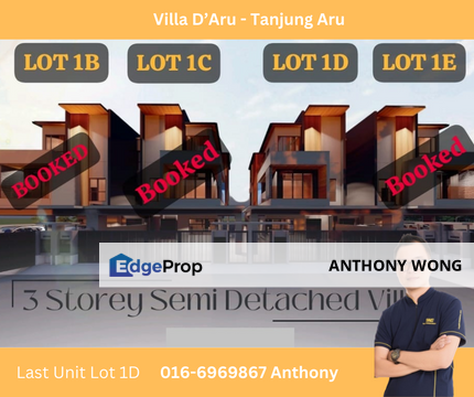 Villa D'Aru Semi Detached Tanjung Aru, Sabah, Kota Kinabalu