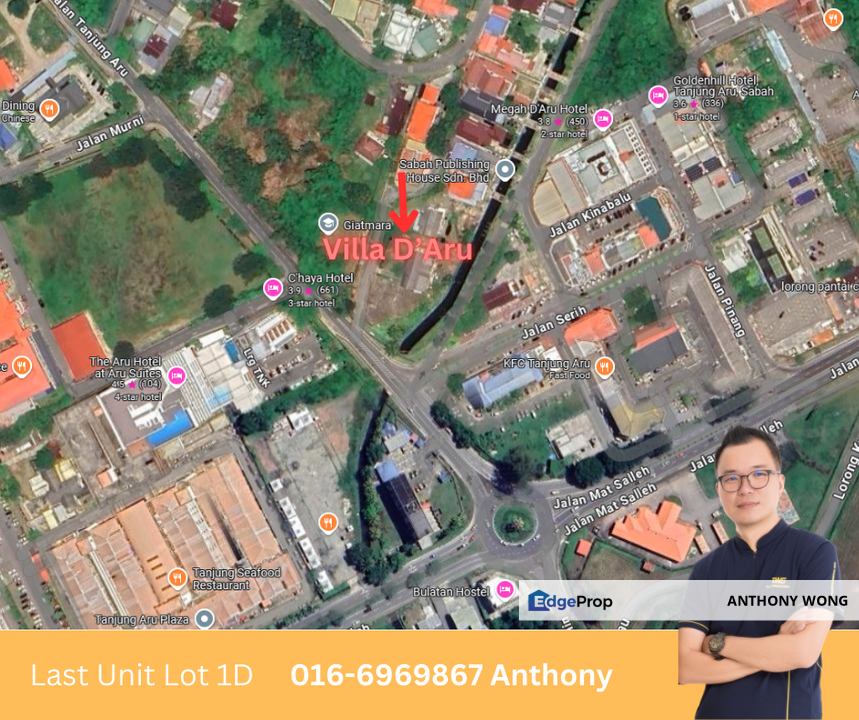 Villa D'Aru Semi Detached Tanjung Aru, Sabah, Kota Kinabalu