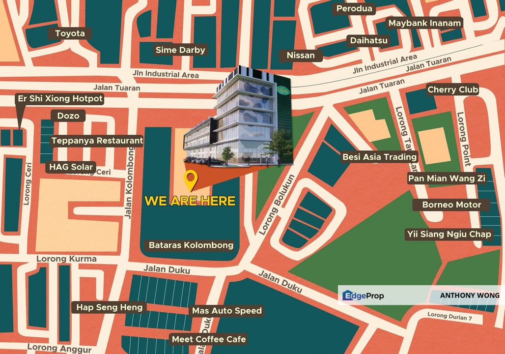 B5 4-Storey Shoplot Kolombong | Inanam, Sabah, Kota Kinabalu