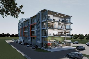 B5 4-Storey Shoplot Kolombong | Inanam