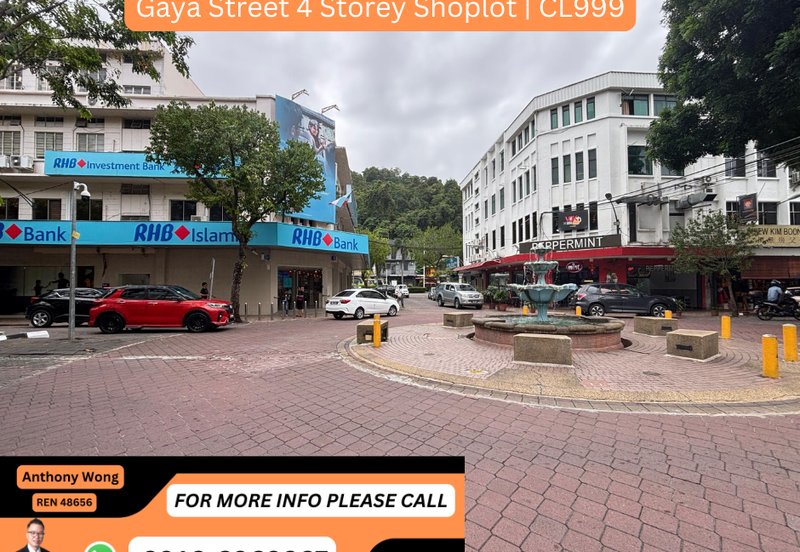 Gaya Street 4 Storey Shoplot Intermediate CL999
