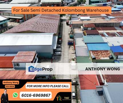 Kolombong Semi Detached Warehouse 2 Storey, Sabah, Kota Kinabalu