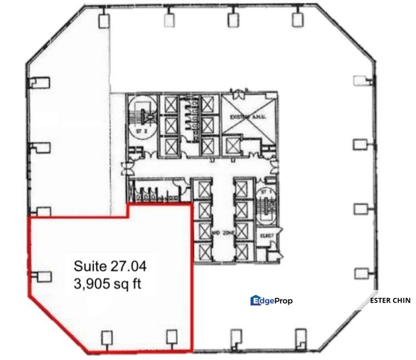 Office For Rent – Menara Citibank, Kuala Lumpur (KLCC Area), Kuala Lumpur, KLCC