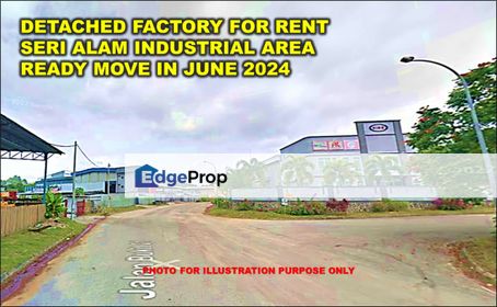 DETACHED FACTORY @ SERI ALAM FOR RENT, Johor, Masai