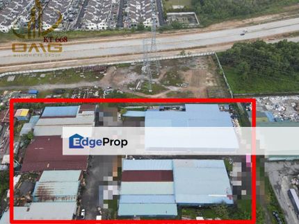 Kampung Jawa 5 Acres Indiustrial Warehouse Build Up 90K Power 1400 AMP Limited Unit , Selangor, Shah Alam