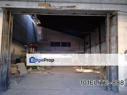 Sungai Rasau 1 Storey Factory 50x130 Basic Unit Ceiling 25-40ft Limited Unit , Selangor, Klang