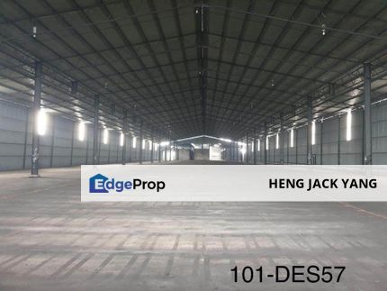 Jalan Meru 3 Acres Factory Warehouse Build Up 113K sqft Power 800 AMP With CF , Selangor, Kapar 