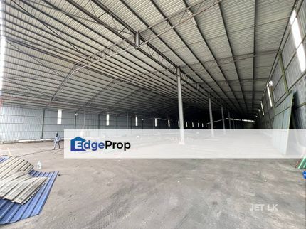 RM1.6/sqft! 400amp! 62,500sqft Build Up! Meru Kapar Klang Share Warehouse for Rent, Selangor, Kapar 