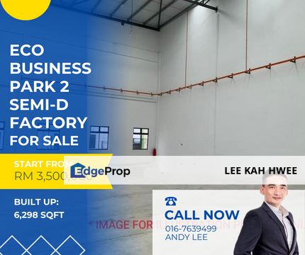 Eco Business Park 2 Semi- D Factory for Sale, Johor, Senai
