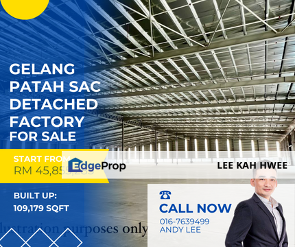 Taman Perindustrian I-park SAC Detached Factory for Sale, Johor, Senai