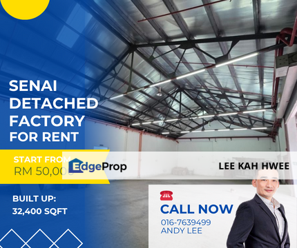 Taman Perindustrian Senai Detached Factory for Rent, Johor, Senai