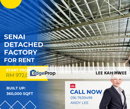 Taman Perindustrian Senai Detached Factory for Rent, Johor, Senai