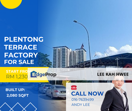 Taman Perindustrian Desa Plentong Terrace Factory for Sale, Johor, Masai