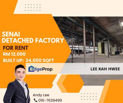 Taman Perindustrian Senai Factory for Rent, Johor, Senai