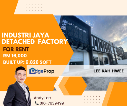 Taman Industri Jaya Johor Bahru Johor Skudai Detached Factory for Rent, Johor, Johor Bahru