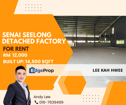 Seelong Senai Detached Factory for Rent, Johor, Senai