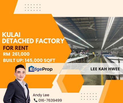 Kulai Senai Detached Factory for Rent, Johor, Kulai