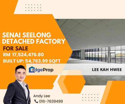 Seelong Senai Detached Factory for Sale, Johor, Senai