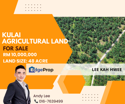 Kulai Agricultural Land for Sale, Johor, Kulai