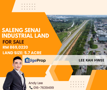 Saleng Kulai Industry Land for Sale, Johor, Kulai