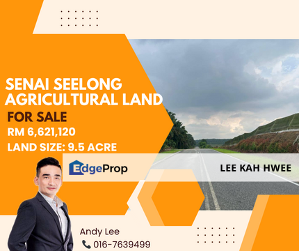 Seelong Senai Agricultural Land for Sale, Johor, Senai