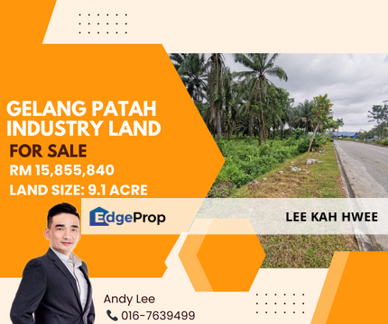 Gelang Patah Industry Land for Sale, Johor, Gelang Patah