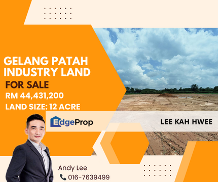 Gelang Patah Industrial Land for Sale, Johor, Gelang Patah