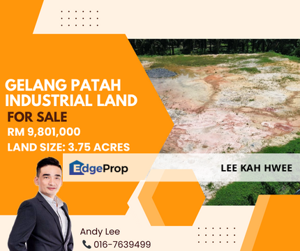 Gelang Patah Industrial Land for Sale, Johor, Gelang Patah