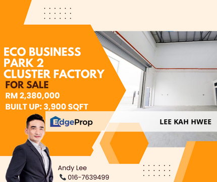 Eco Business Park 2 Cluster Factory for Sale, Johor, Senai