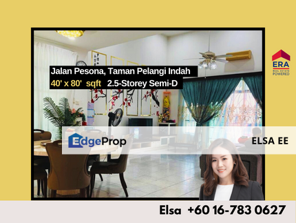 Jalan Pesona, Taman Pelangi Indah  , Johor, Ulu Tiram