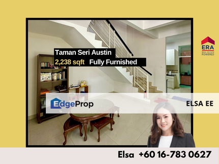 2 Storey Cluster at Taman Seri Austin, Johor, Johor Bahru