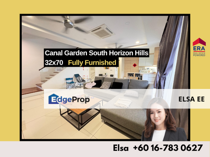 2 Storey Cluster at Canal Garden South Horizon Hills, Johor, 