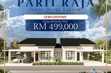 Banglo Link Moden @ Parit Raja | Freehold Rezab Melayu | Zero Deposit + Free Legal Fees!