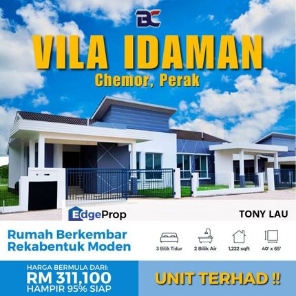 Semi-D Villa Idaman, Chemor for sale, Perak, Kinta