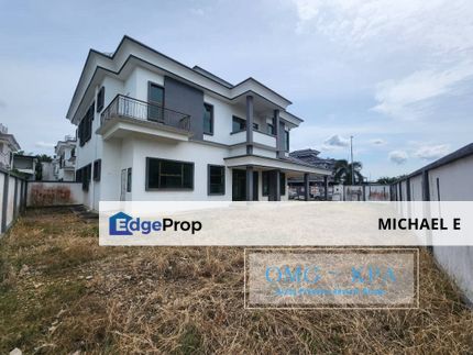 Taman Yayasan Jenjarom Brand New Double Storey Semi D Corner Freehold Good Condition, Selangor, Jenjarom