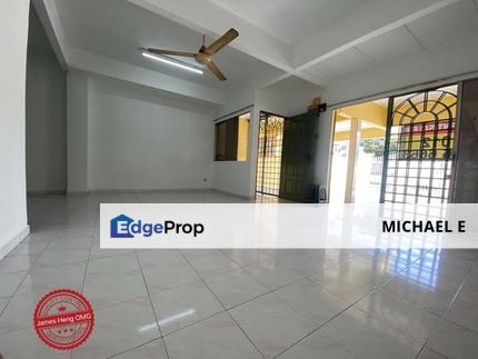 Jalan Meru Klang Double Storey Basic Unit Extended Facing Open Good Condition, Selangor, Klang