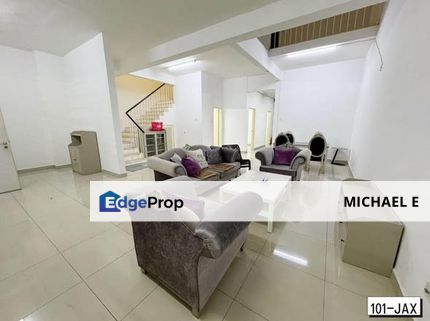 Bandar Bukit Raja Klang Fuego Double Storey Superlink Basic Unit Good Condition, Selangor, Bandar Bukit Raja