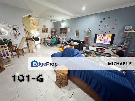 Taman Meru Utama Klang Double Storey Long House Renovated Move In Condition Chinese Area, Selangor, Klang