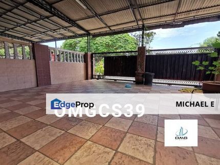 Below Bank Value Teluk Pulai Klang Double Storey Endlot Facing Field Good Condition, Selangor, Klang