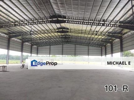 Kapar Detached Factory Warehouse Ceiling Height 40ft Tenanted ROI 4.4%, Selangor, Kapar 