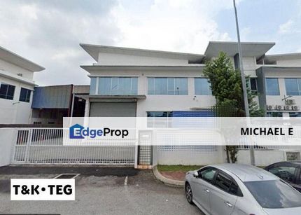 Limited Unit Air Hitam Bandar Parklands Klang 1.5 Storey Warehouse Factory Tenanted, Selangor, Klang