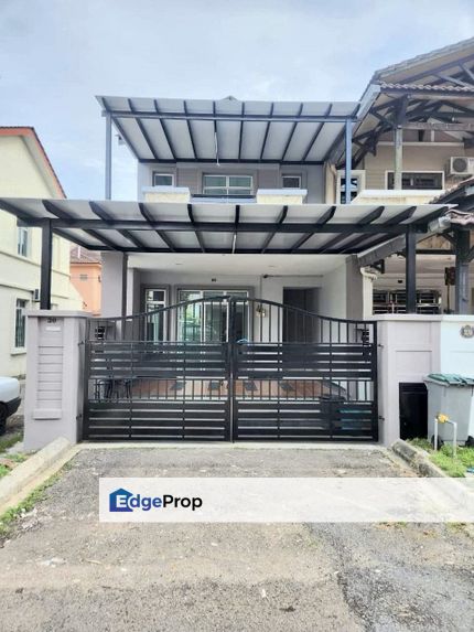 FULL LOAN JP Perdana Cube 166 Double Storey Endlot 24hrs Security for SALE, Johor, Johor Bahru