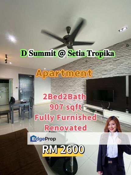 D Summit @ Setia Tropika @ Fully Furnished with Renovated, Johor, Johor Bahru