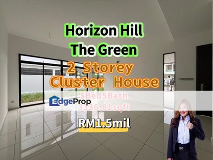Horizon Hills The Green Double  Storey Cluster House, Johor, 