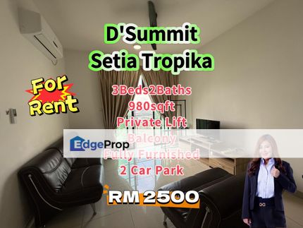 D'Summit @ Setia Tropika @ Fully Furnished @ With Private Lift & Balcony, Johor, Johor Bahru