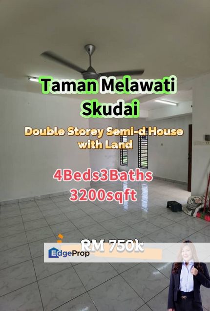 Taman Melawati Skudai @ Double Storey Semi D, Johor, Skudai