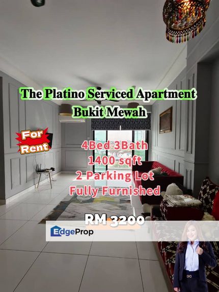 The Platino Service Apartment  Fully Furnished, Johor, Johor Bahru