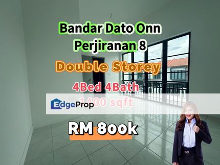 Bandar Dato Onn Perjiranan 8 Double Storey, Johor, Johor Bahru