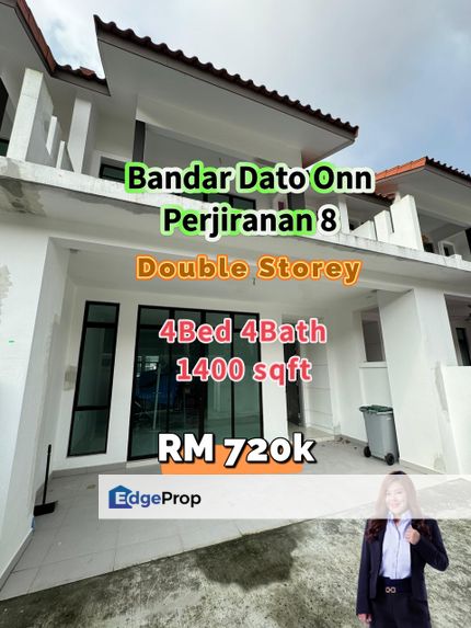 Bandar Dato Onn Double Storey, Johor, Johor Bahru